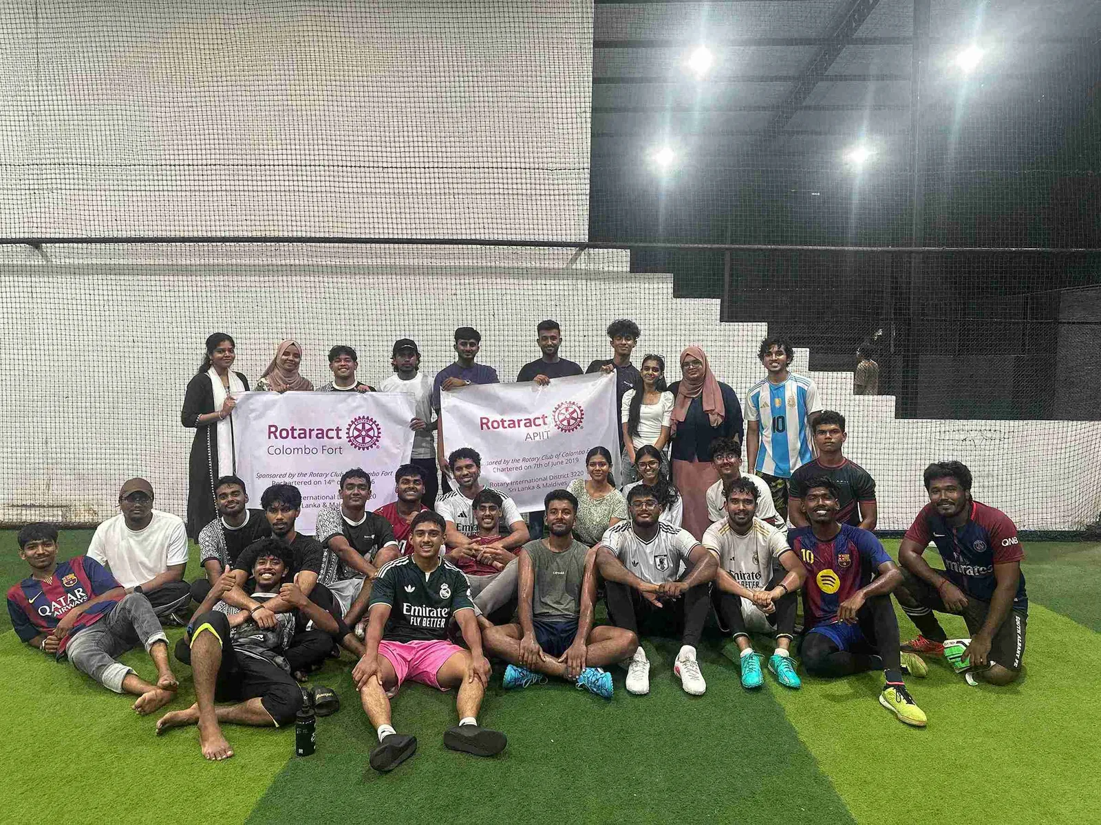 RAC APIIT members building inter-club bonds during Court & Connect